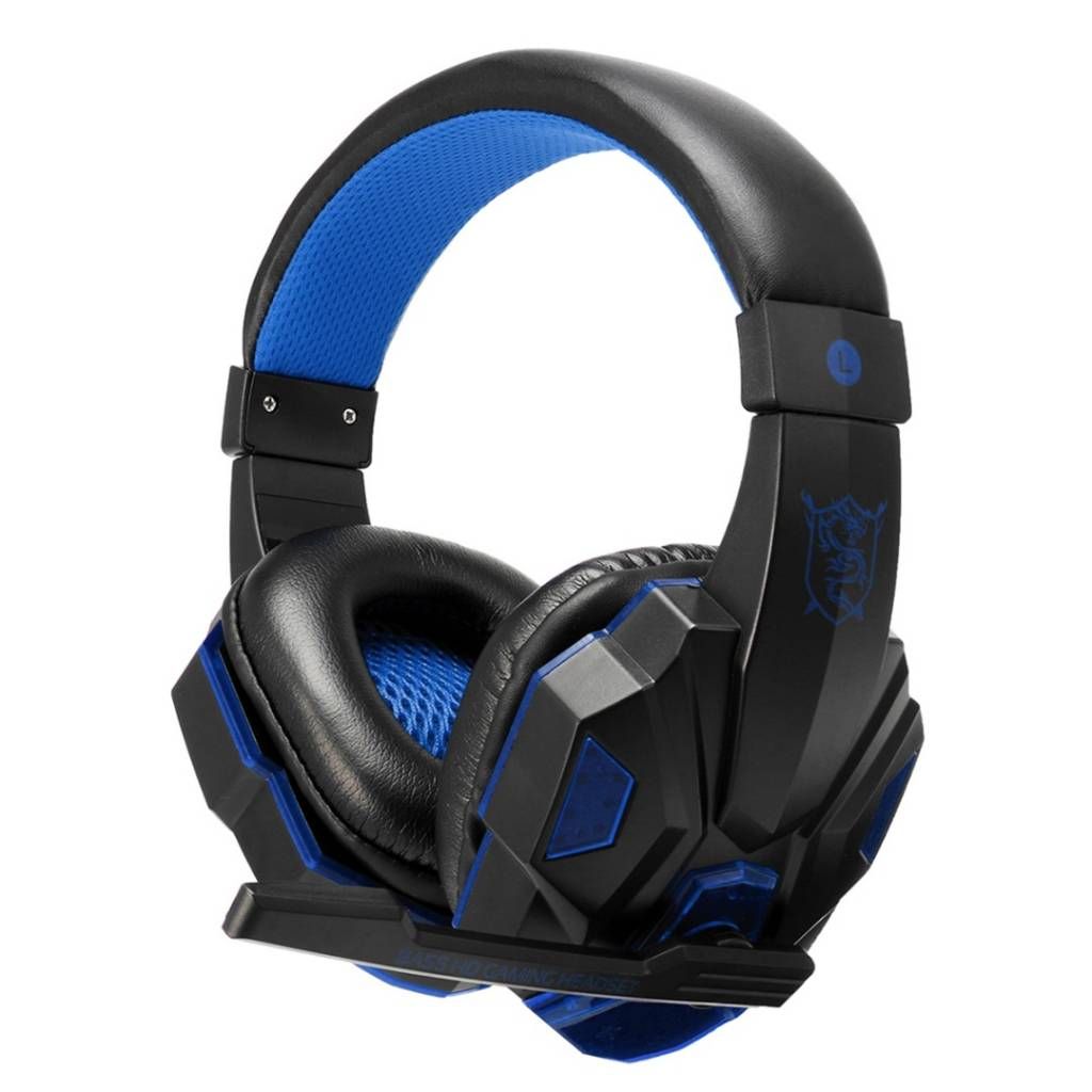 AURICULARES GAMER CON LUZ Y MICROFONO