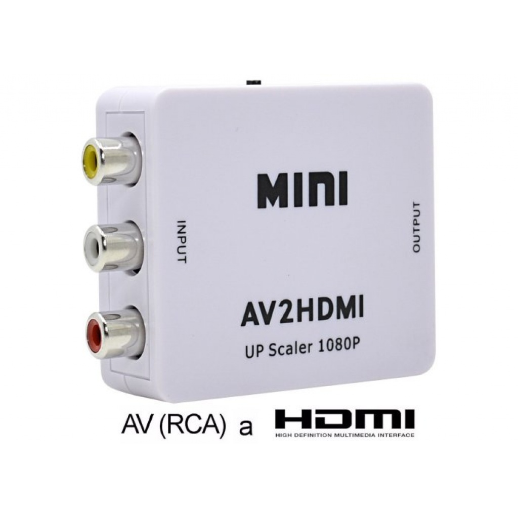 ADAPTADOR CONVERSOR DE VIDEO RCA A HDMI