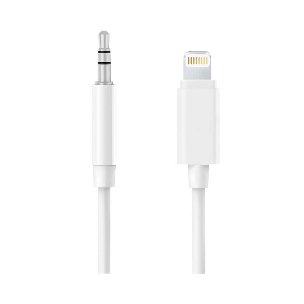 CABLE LIGHTNING A PLUG 3.5MM AUX