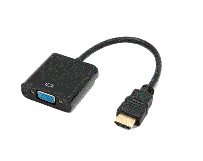 ADAPTADOR CONVERSOR HDMI A VGA CON AUDIO
