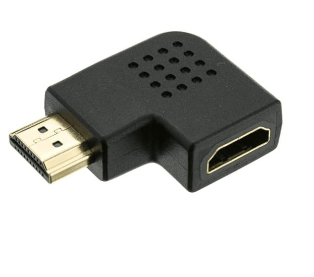 ADAPTADOR ACODADO PLANO 90º HDMI M / H