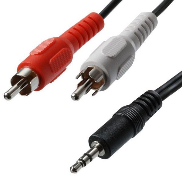CABLE 2RCA- 1 SPICA STEREO 3.6MTS